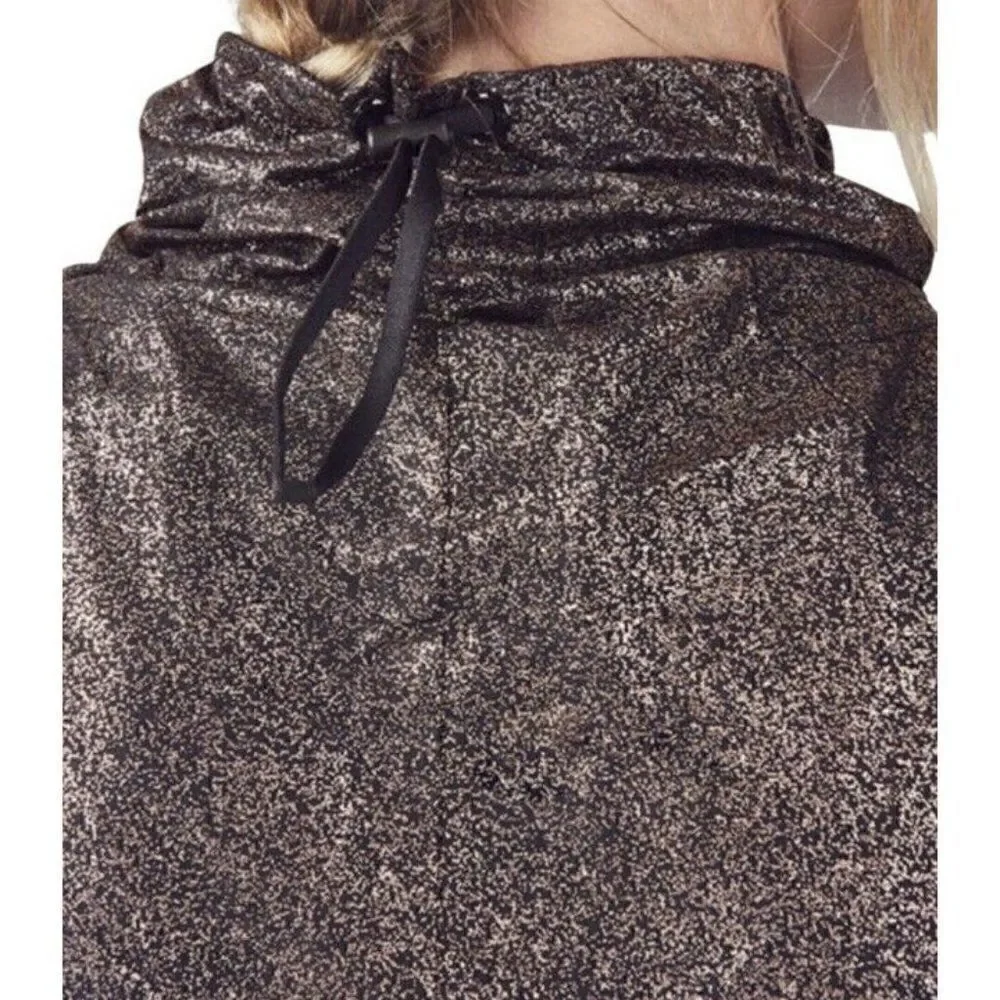 Fabletics Liora Vest Gilet Black Rose Gold Vest